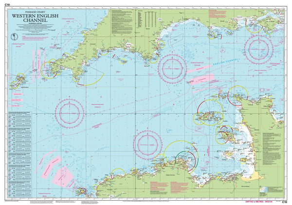 Imray C10 Western English Channel Passage Chart