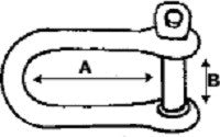 Wichard D Captive Pin Shackle