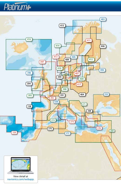 Navionics Platinum + Small area Card