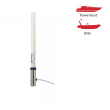 VHF Antenna 2.4M 4.5M Coax Stainless Steel Ferrule TUBED