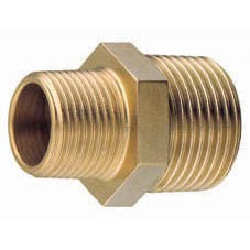 Brass Unequal nipple BSP thread