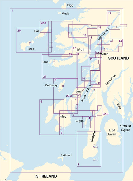 Kintyre to Ardnamurchan Chart Pack