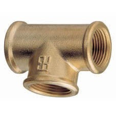 Brass equal T BSP Female thread