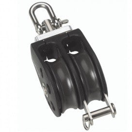Barton Block Size 3: Double - Swivel + Becket