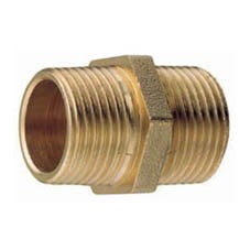 Brass Hex Nipple BSP thread