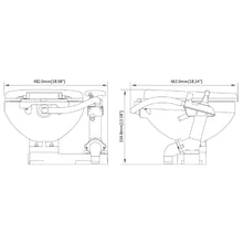 Seaflo Manual Marine Toilet - Regular