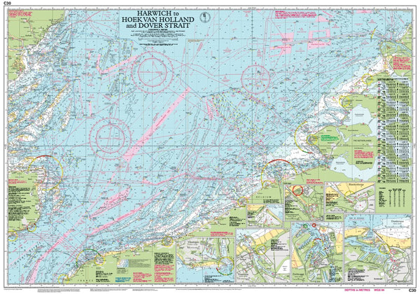 C30 Harwich to Hoek van Holland and Dover Strait