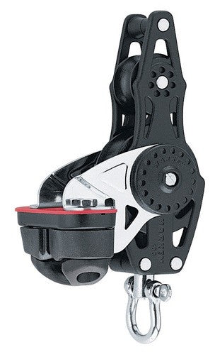 Harken 40mm Fiddle Block - Swivel/Becket/Cam Cleat