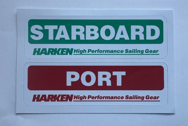Harken High Performance Saiing Gear Port Starboard Stickers