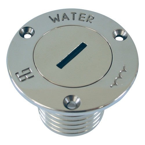 Chrome Deck Filler 'Water', 50mm Hose