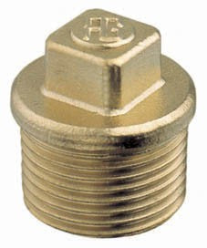 Brass plug BSP male