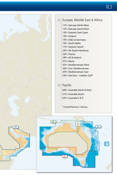 Navionics Platinum + Large area Card