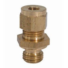 COUPLING 1/2 UNF(M)-5/16"TUBE