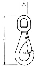 Kong Swivel Spring Hook Plated