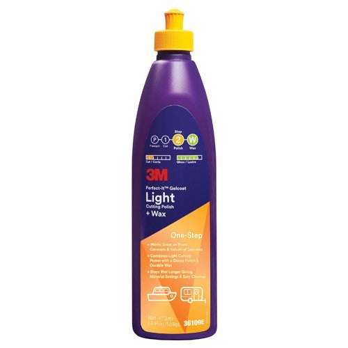 3M PERFECT-IT LIGHT CUTTING POLISH + WAX 473ml