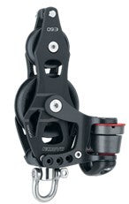 Harken 60mm ELEMENT Fiddleblock with swivel, cam and becket