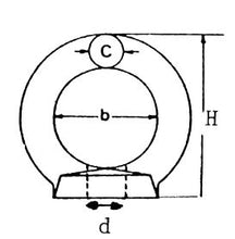 S/S Lifting Eye Nut