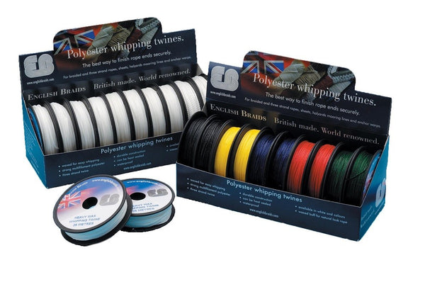 English Braid Whipping Twine HEAVY White