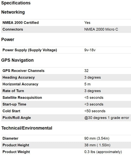 Lowrance Point-1 GPS Antenna