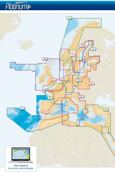 Navionics Platinum + Large area Card