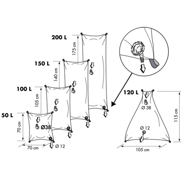 Flexible Watertank Triangular