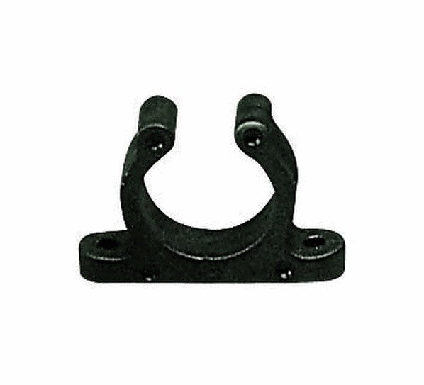 Multi-purpose polyamide clips For 40mm diameter pipe/pole Black