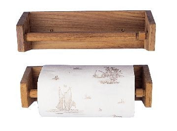Teak Kitchen Roll Holder