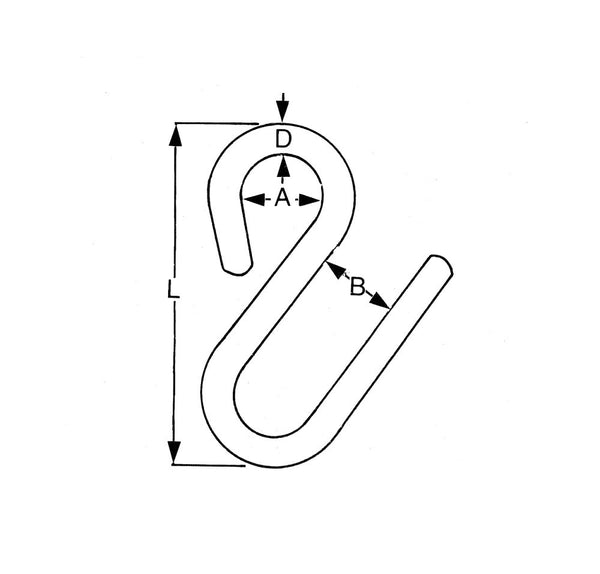 Stainless Steel S Hooks