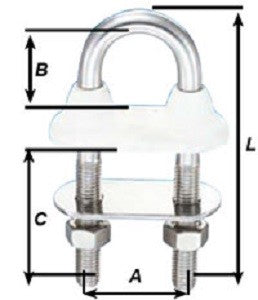 6MM WTR TIGHT U-BOLT LNG