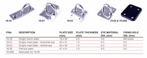 S/SURE  DINGHY MAST PLATE