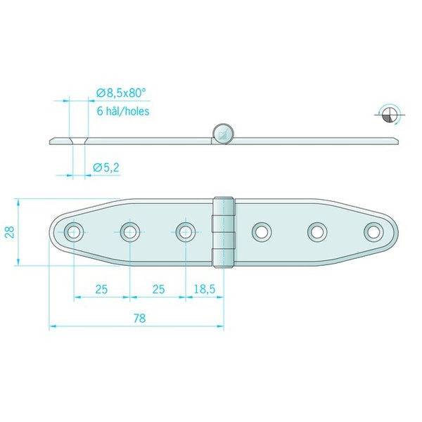 Stainless Steel Hinge