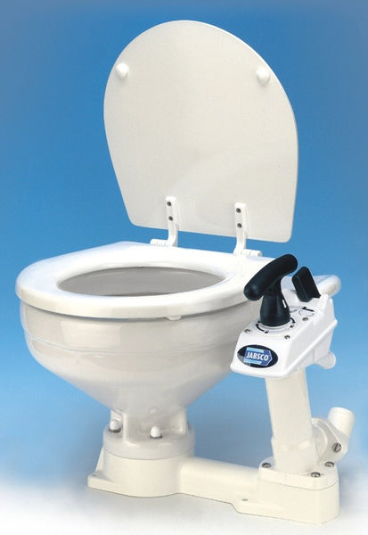 Jabsco Manual 'Twist n' Lock' toilet, compact bowl