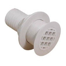 PLASTIC DECK DRAIN COUNTERSUNK 1 1/2