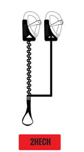 2 Hook Elasticated Safety Line With Cow Hitch