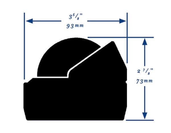 Ritchie Explorer S-53, 2¾" Dial Surface Mount - Black