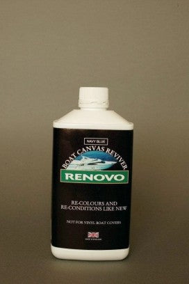 Renovo Boat Canvas Reviver Navy Blue 1ltr (1127)