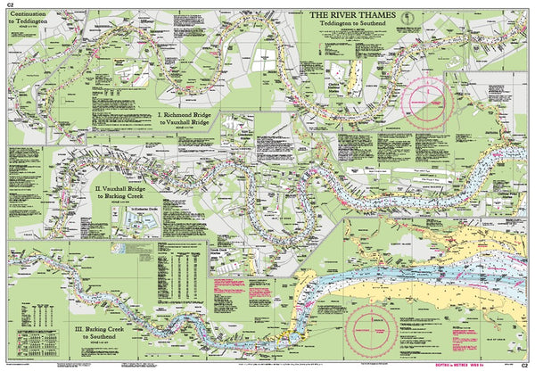 Imray C2 The River Thames Chart