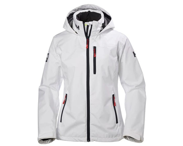 Women's Crew Hooded Midlayer Jacket, White