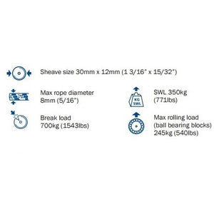 Barton Block Size 1: Single - Swivel