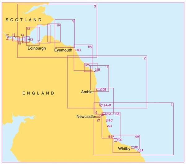 Admiralty SC5615 East Coast - Whity to Edinburgh Folio