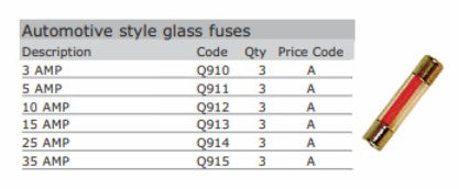 FUSES AUTOMOTIVE 15AMP.