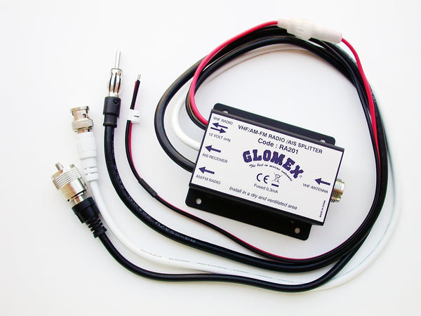 Glomex VHF AM-FM Radio Splitter AIS Version