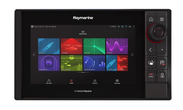 Raymarine Axiom 9 Pro-RVX HybridTouch Multifunction with RealVision 3D and a Navionics+ Small Chart