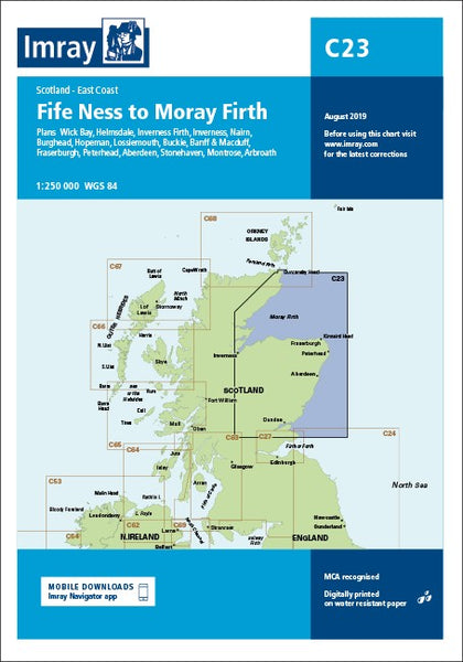 Imray C23 Fife Ness to Moray Firth Chart