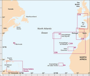 Imray North Atlantic Ocean Passage Chart
