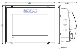 Simrad GO5 XSE, EMEA with Navionics+ Card