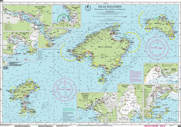 Imray M3 Islas Baleares Chart