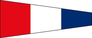 Pennant Flag "3" 26cm x 58cm