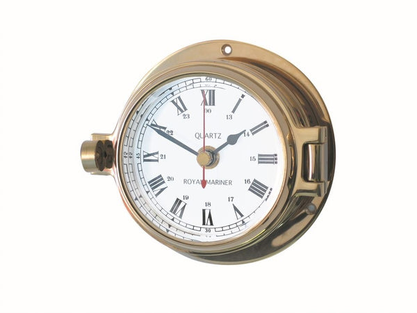 Brass Channel Clock