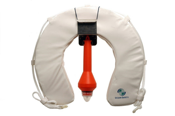 Horseshoe buoy set white